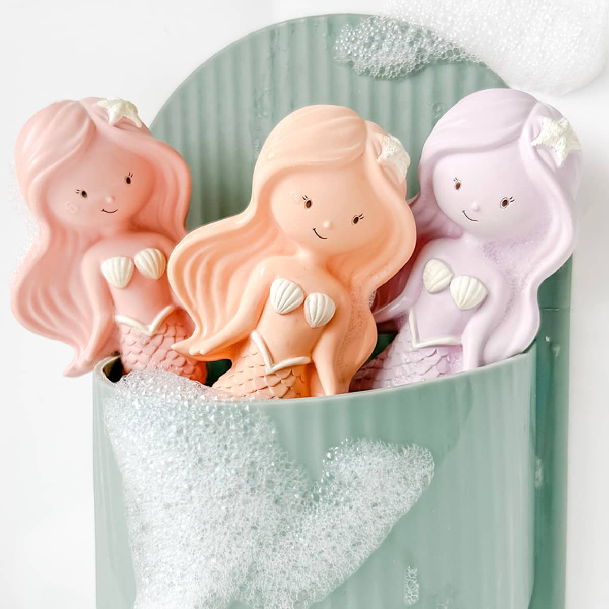 Winnie Parkes Natural Rubber Teether - Maeve the Mermaid - Grape - Image 7