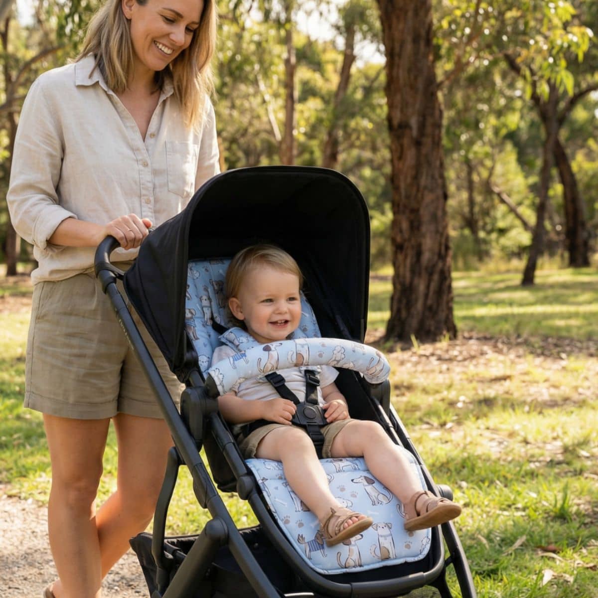 Wonderland4Children Universal Pram Liner - Dogs - Image 8