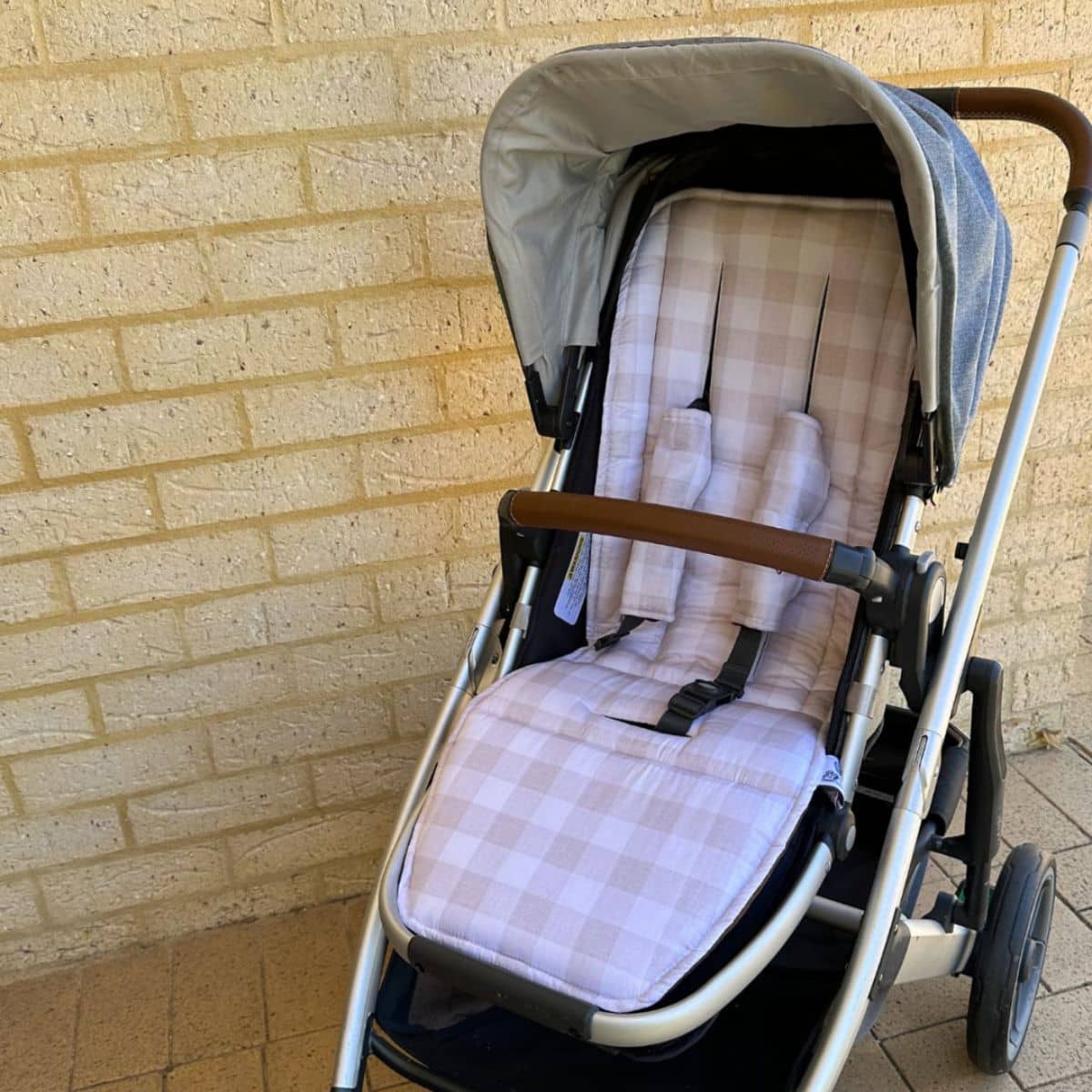 Wonderland4Children Universal Pram Liner - Gingham - Image 3