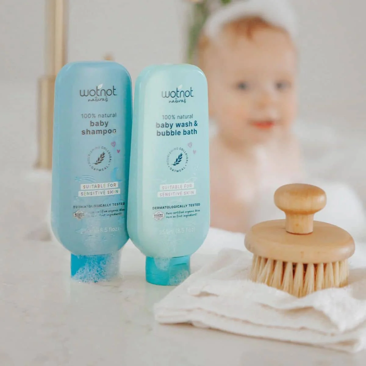 Wotnot Natural Baby Shampoo - Bottle - Image 2