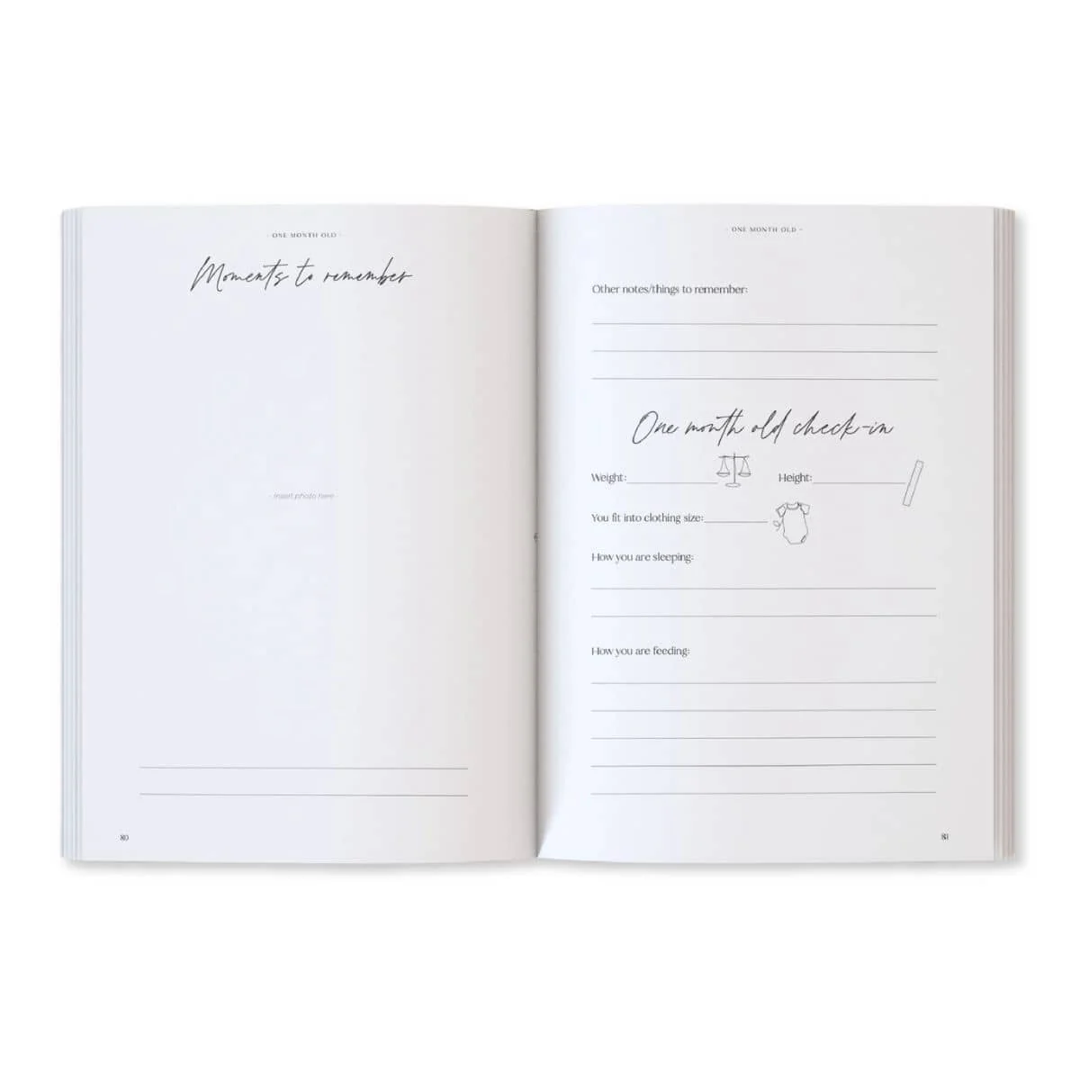 Written With Love Baby Memory Book with Keepsake Box - Classic White - Image 15