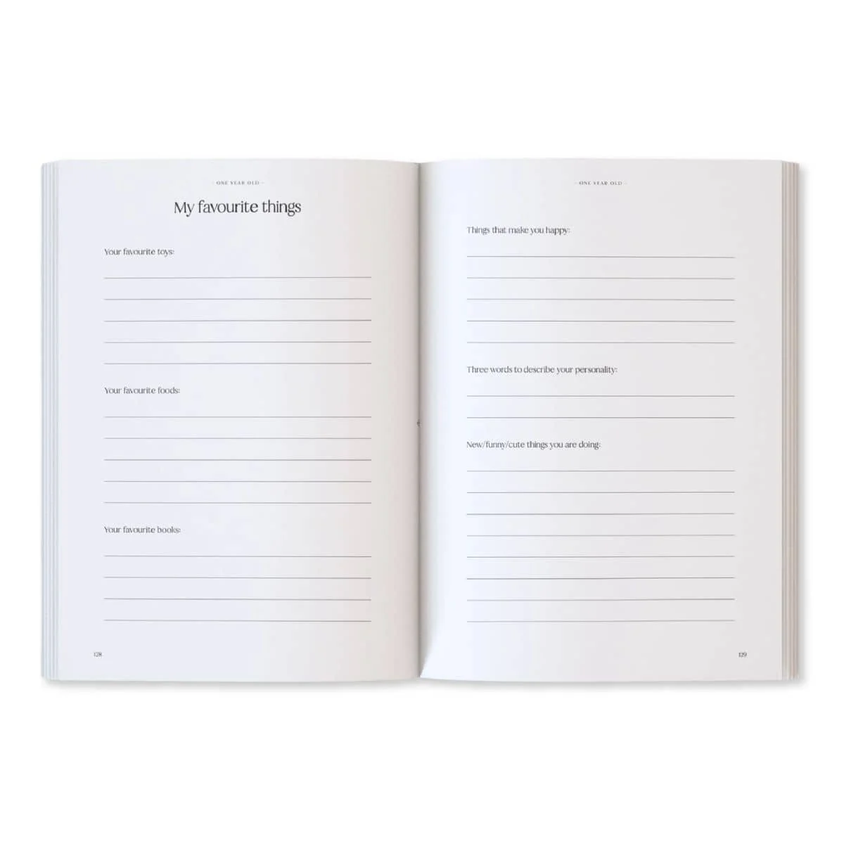 Written With Love Baby Memory Book with Keepsake Box - Classic White - Image 17