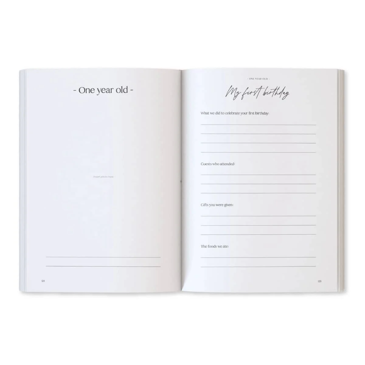 Written With Love Baby Memory Book with Keepsake Box - Classic White - Image 18