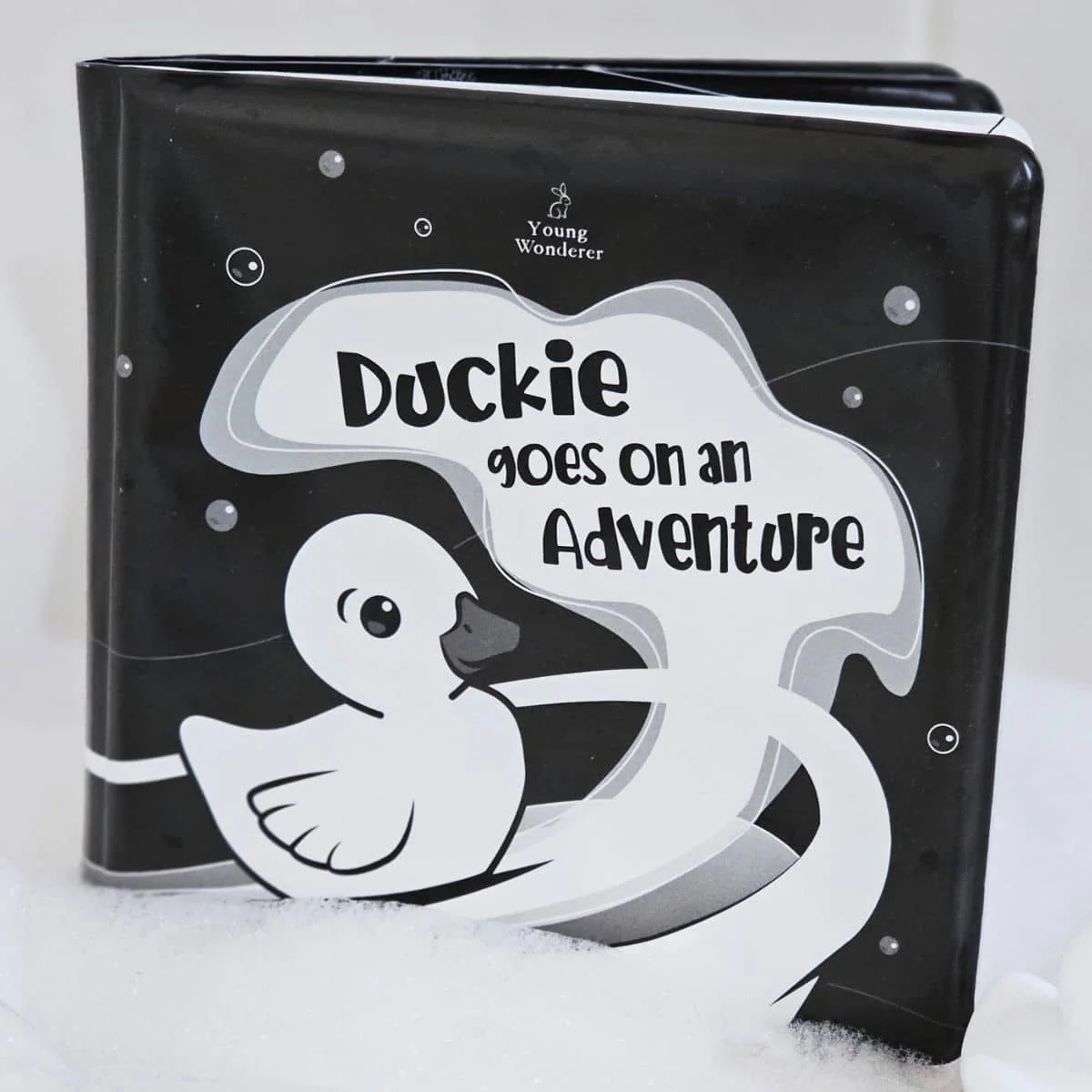 Young Wonderer Black and White Bath Book - Duckie Goes On An Adventure - Image 7