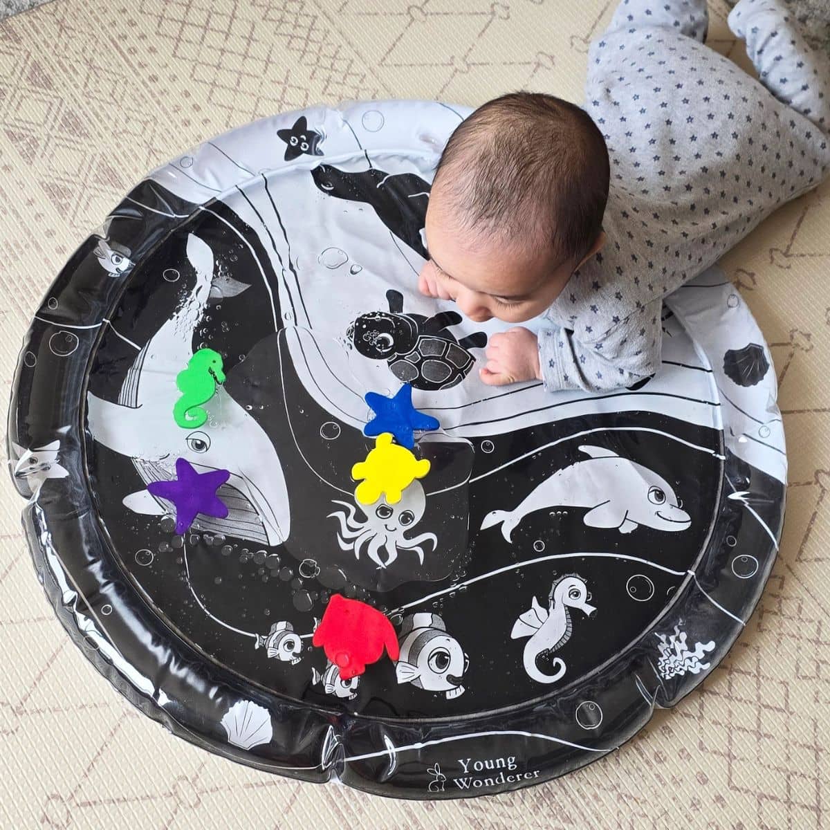 Young Wonderer High Contrast Sensory Water Mat - Under The Sea - Image 5