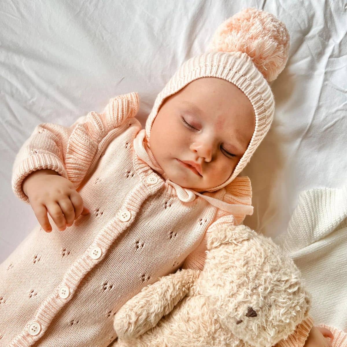 Ziggy Lou Knit Bonnet - Primrose Pom Pom - 0 to 3 Months - Image 8