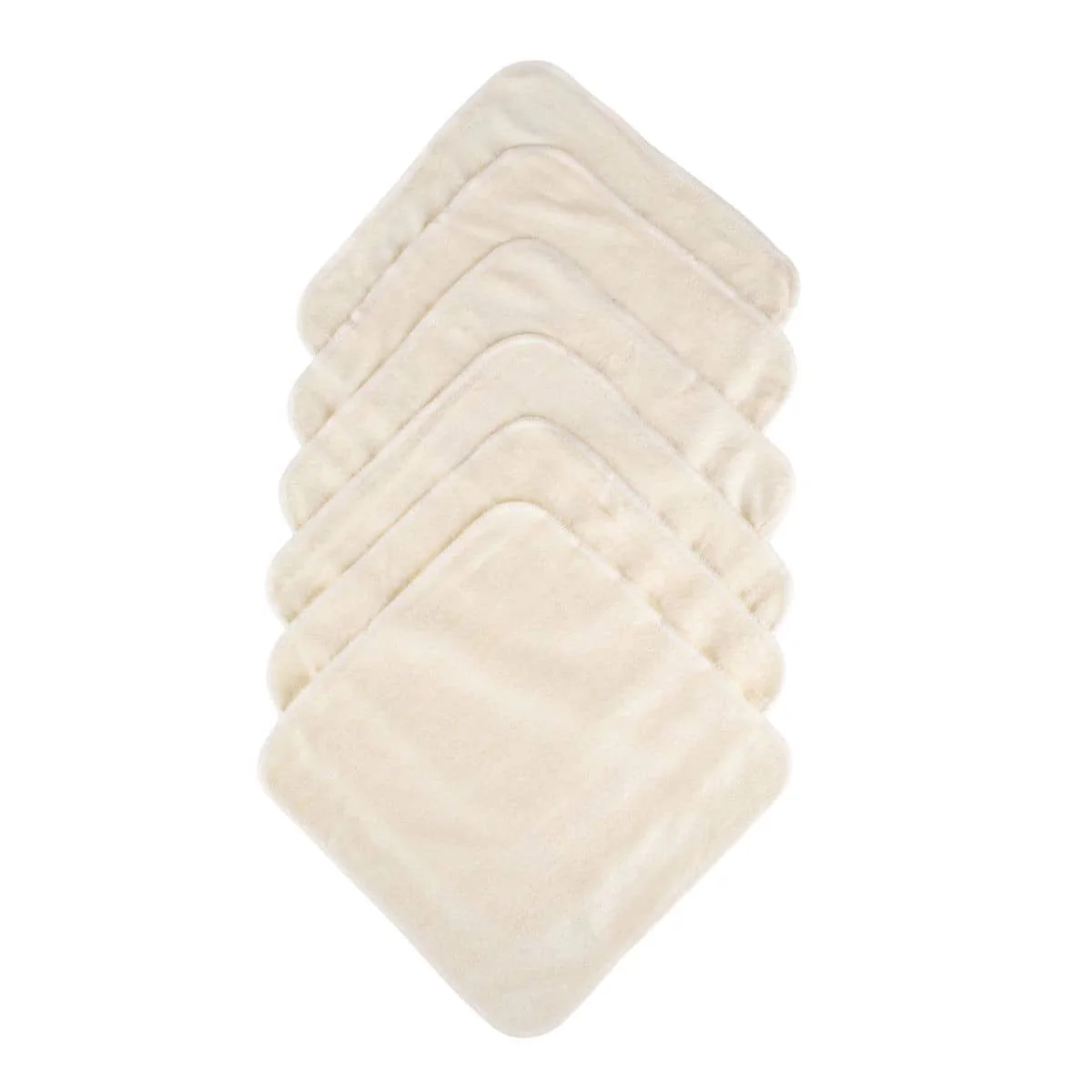 Zoe Sage Bamboo Wash Cloths - White - Image 3