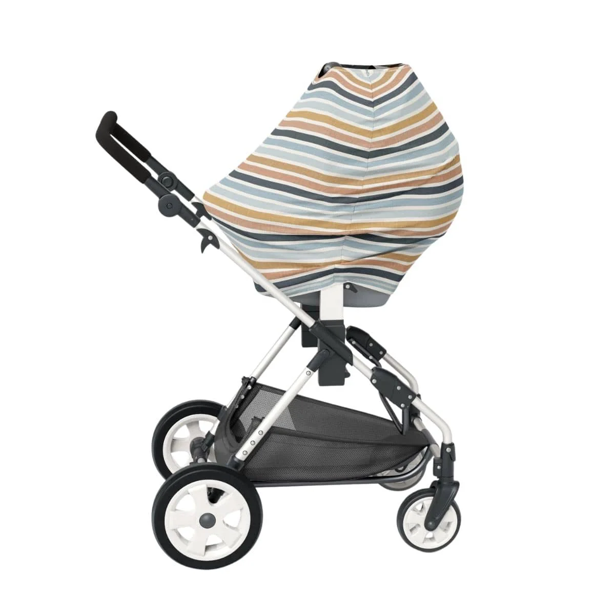 Zoe Sage Five-in-One Multi Use Nursing Mama Cover - Retro Stripes - Image 2