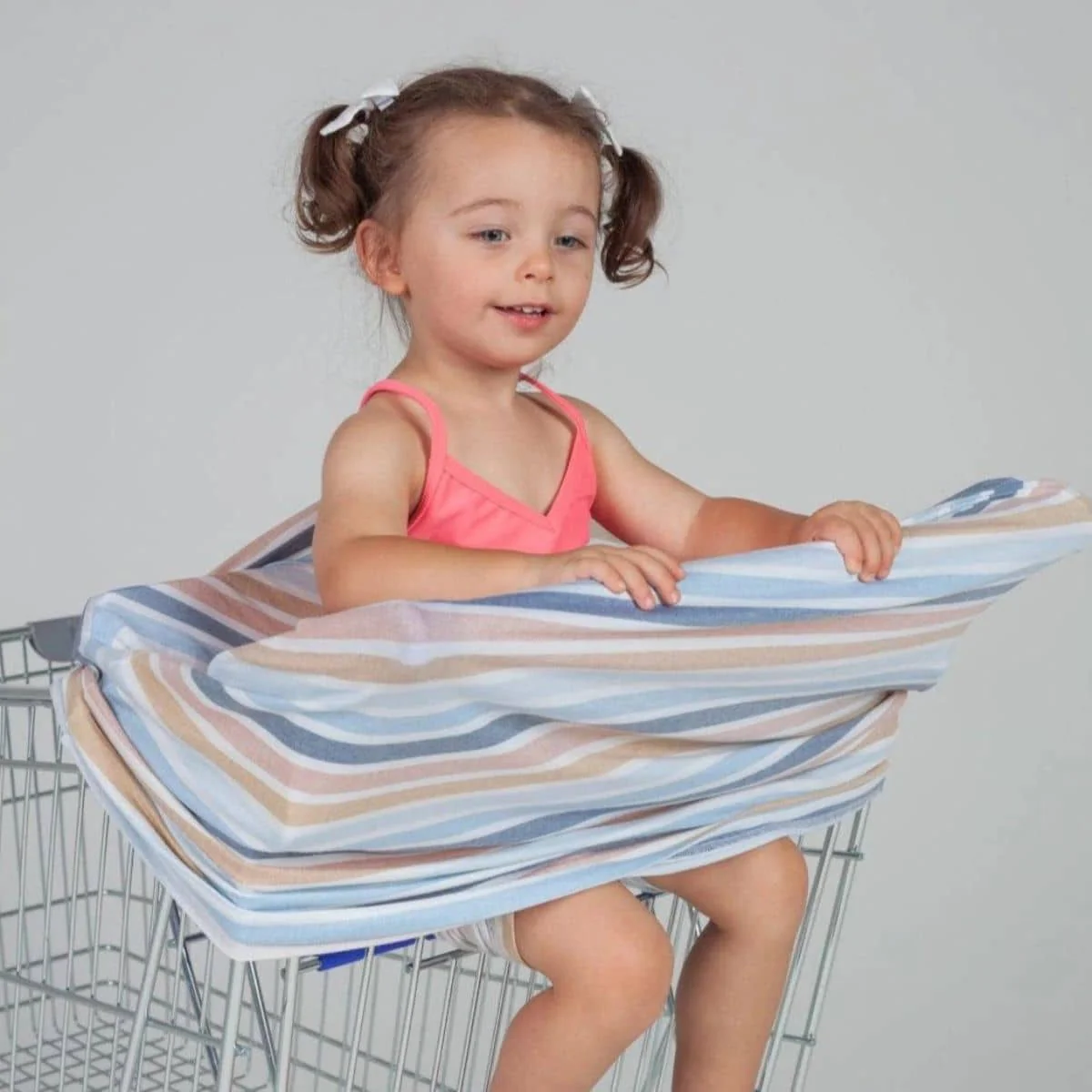 Zoe Sage Five-in-One Multi Use Nursing Mama Cover - Retro Stripes - Image 7