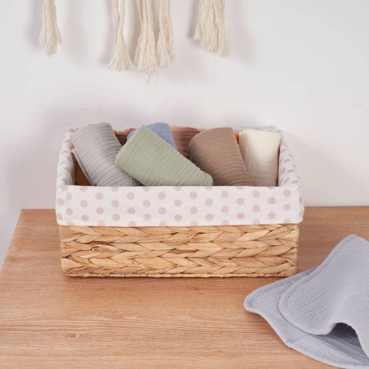 Zoe Sage Organic Muslin Burp Cloths - Earth + Sky - Image 3