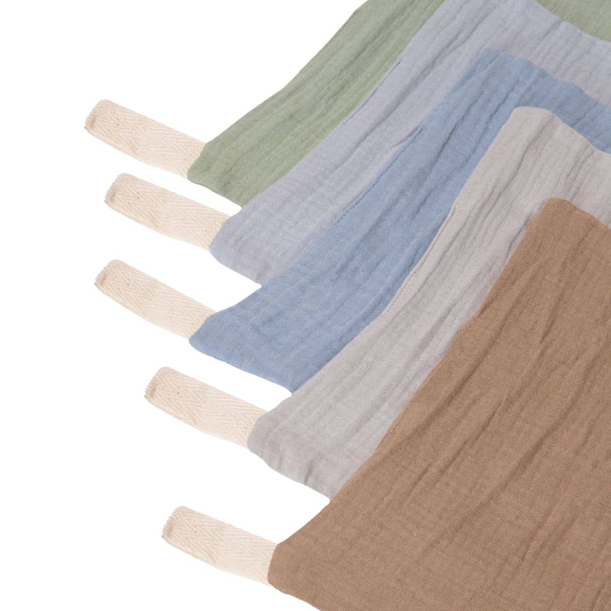 Zoe Sage Organic Muslin Wash Cloths - Earth + Sky - Image 3