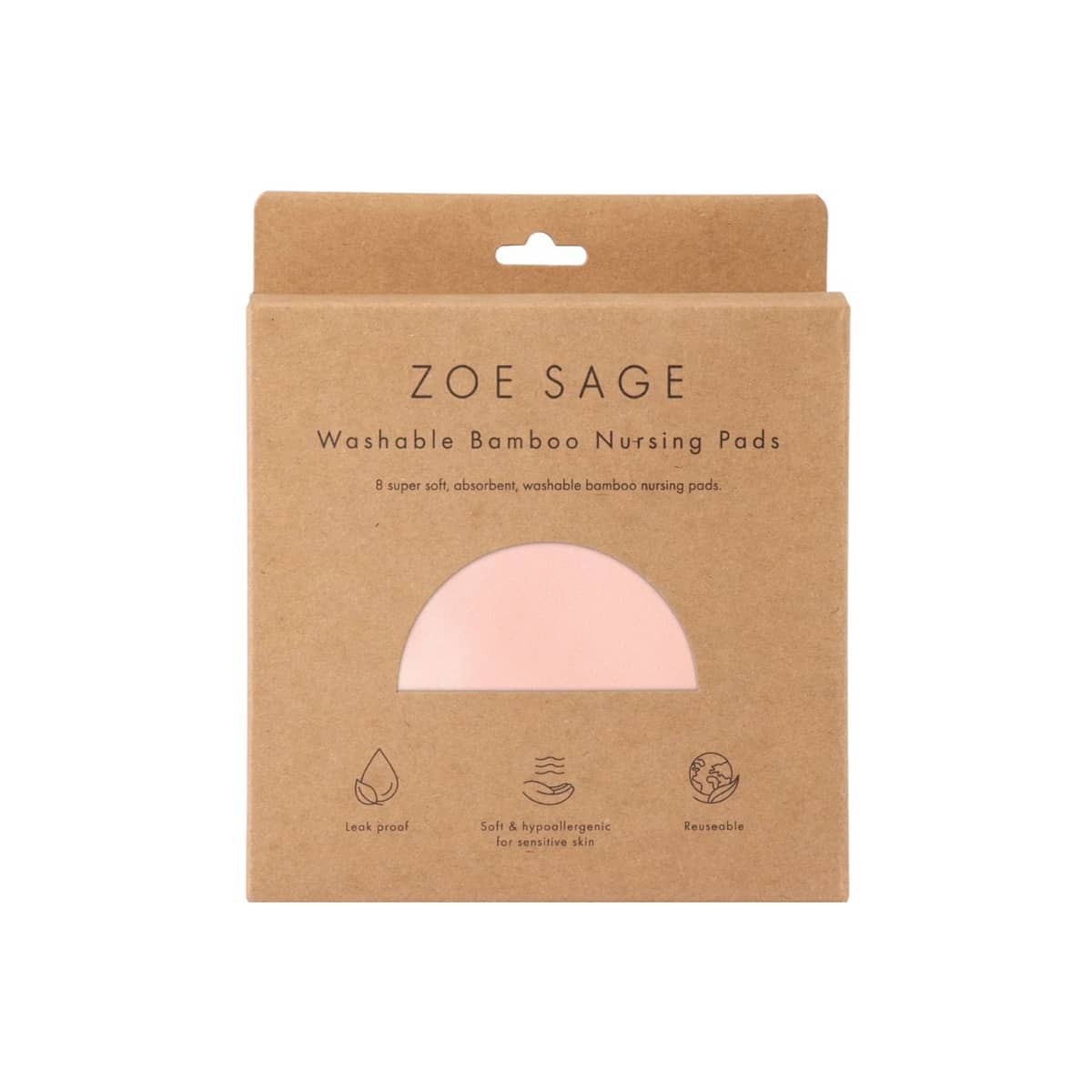 Zoe Sage Washable Bamboo Nursing Pads - Tuscany - Image 3